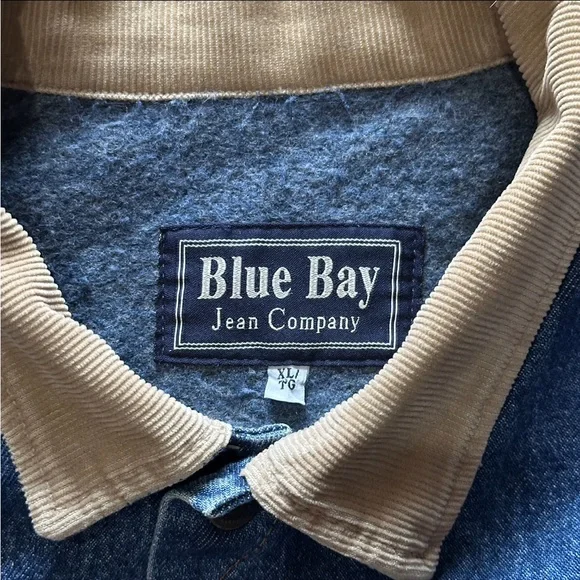 vintage blue jay blanket denim jacket - Picture 6 of 6